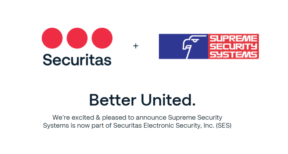 Securitas acquires Supreme Security Systems in the US - Securitas  Electronic Security, Incorporated